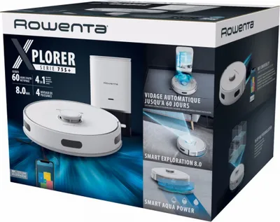 Obrázok produktu pre Rowenta X-Plorer RR8587, Bezvreckové, Biela, Kolo, Vrecko na prach, 3 koleso/kolesá, 0,26 L