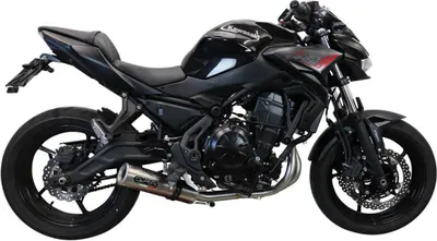 Imagen del producto de Sistema de escape completo en acero inoxidable GPR, con catalizador, para Kawasaki Z 650, modelos 2017-2020