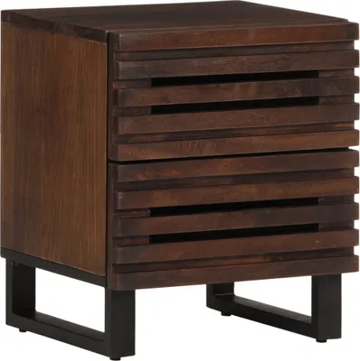 Produktbild von Nachttisch 40x34x46 cm Massivholz Mango