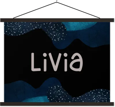 Produktbild von MuchoWow® Textilposter Livia - Pastell - Mädchen 150x113 cm mit schwarzem Rahmen - Wohnzimmer