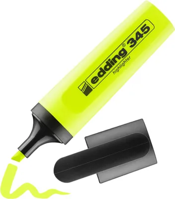 Productafbeelding van edding 345 tekstmarker, geel (verpakking met 1 stuk)