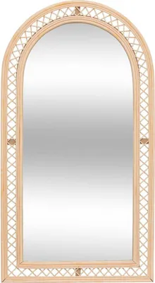 Produktbild von Bogenspiegel "anahi" rattan braun 87x47cm  - Atmosphera créateur d'intérieur