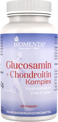 Produktbild von BIOMENTA® Glucosamin + Chondroitin Komplex – 60 Kapseln