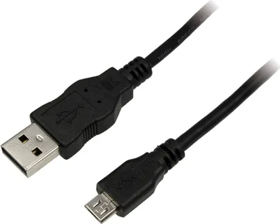 Produktbild von LogiLink 1.8m USB/microUSB, 1,8 m, USB A, Micro-USB B, USB 2.0, Männlich/Männlich, Schwarz