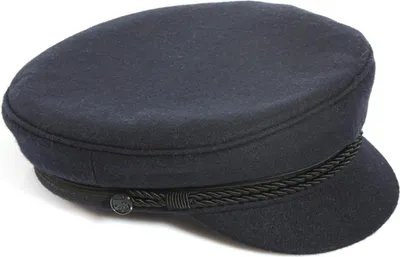 Produktbild von modAS Uni Elbsegler Original - Schiffermütze Prinz-Heinrich-Mütze als zeitloser Klassiker in Marine Größe 57