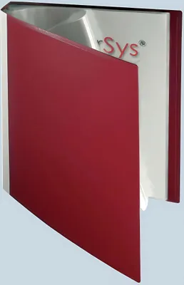 Produktbild von FSY Sichtbuch, 30 Hüllen, PP, rot, 1 Stück