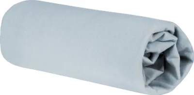 Produktbild von roba Spannbettlaken für Kindermatratzen 60 x 120 cm und 70 x 140 cm, Single Jersey, 100 % Baumwolle, hellblau/sky