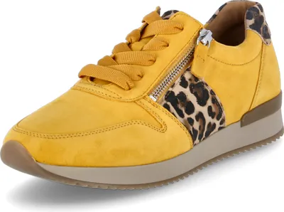 Produktbild von Gabor Jollys Damen Schnürschuhe Sportlich Gummisohle Gelb