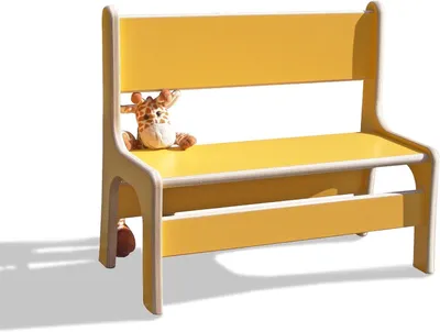 Produktbild von Gelbe Kinderbank