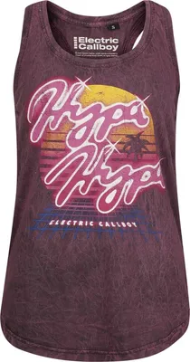 Produktbild von Electric Callboy Top Damen Hypa Hypa lila Band-Merch, Bands 100% Baumwolle XXL