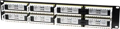 Produktbild von INTELLINET Patchpanel 2HE 48-Port Cat6  UTP sw