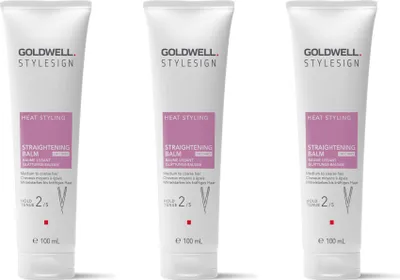 Produktbild von Stylesign Heat Styling Straightening Balm 3x100 ml