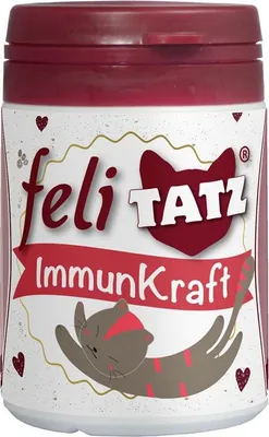 Produktbild von cdVet feliTATZ ImmunKraft 30 g, Katze, Puder, Strengthening the immune system, Universal, Topf, 30 g