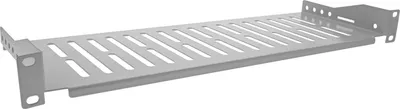 Obrázek produktu pro 19" police InLine®, 150 mm, 10 kg, 1U, RAL 7035, šedá
