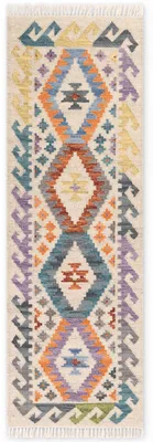 Produktbild von Hanse Home Kelim Teppich Oasis, Handgewebt, Wolle, Baumwolle, natürlich, Bunt