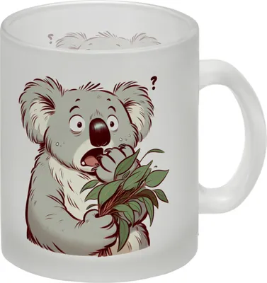 Produktbild von Koalabär Comic Glas Tasse
