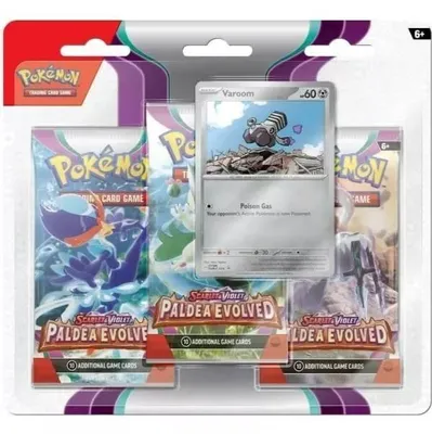 Obrázek produktu pro TCG: SV02 Paldea Evolved - 3 Blister Booster Varroom