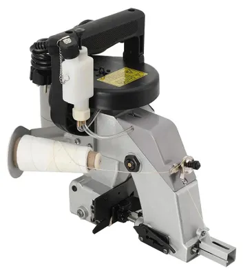 Produktbild von Tragbare Sacknähmaschine für Gewebesäcke - GK26-1A - 90 W - 220 V - 5000 m Nähgarn - 4 Garnrollen - Für Jute-, Getreide- und Stoffsäcke