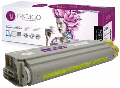 Produktbild von Inkdigo Toner 46507505 für OKI C612DN, C612N – Gelb, 6000 Seiten,, KI-generiertes Bild
