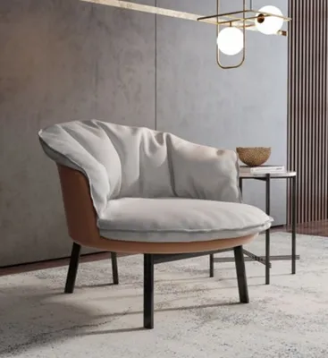 Productafbeelding van Fauteuil, loungefauteuil, cocktailstoel, relaxstoel, verstelbare stoelen, gestoffeerde meubels