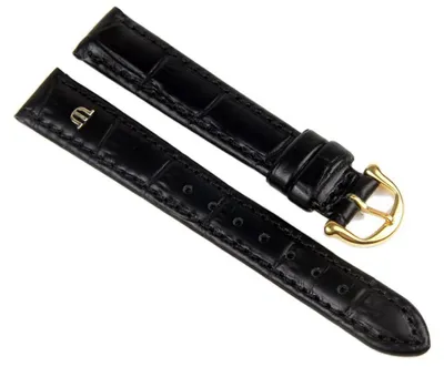 Produktbild von Maurice Lacroix Band 14mm | Kalbsleder-Louisiana-Optik schwarz 19474S