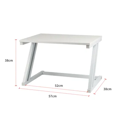 Image de Étagère pour four à micro-ondes Étagère pour micro-ondes Étagère à épices 57×38×38cm Blanc