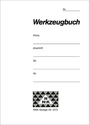 Produktbild von RNK Verlag Werkzeugbuch DIN A6