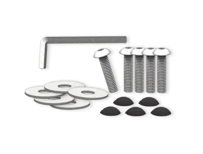 Produktbild von Nobby 63176, Schraubensatz, Oval, Ovaler Kopf, Silber, 100 mm, 400 mm