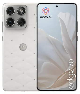 Produktbild von Motorola edge 70 , 17 cm (6.7"), 12 GB, 512 GB, 50 MP, Android 16.0, Weiß