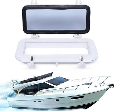 Produktbild von Marine Boat Yacht Window Obdélníkový Porthole Window Vodotěsný Marine Yacht Porthole Reinstallation Garden Boat Window for Yacht Boat 40x20cm