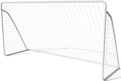 Obrázek produktu pro Fotbalová branka – Sada fotbalové branky – Přenosná fotbalová branka do zahrady – Odolný kovový rám s kotvami do země – 366 x 183 cm – Pro děti i dospělé