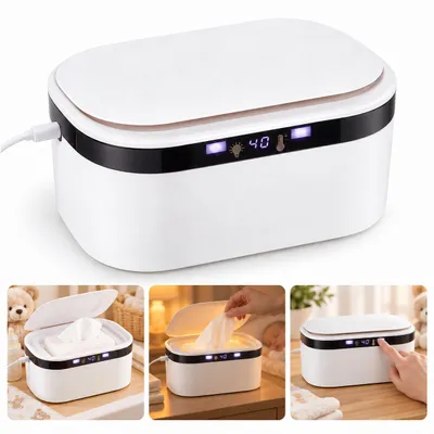 Produktbild von Babyfeuchttücherwärmer mit LED Licht & USB Betrieb
