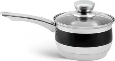 Produktbild von Modernes Topfset, 12-teilig, Edelstahl, Geschenk, Induktion, Gas, Edenberg