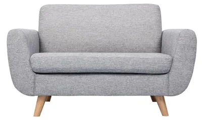 Produktbild von Miliboo - Skandinavisches 2-Sitzer-Sofa grau PURE