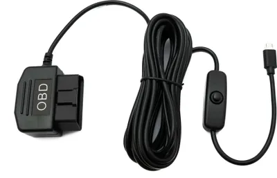 Produktbild von OBD Kabel 350 cm OBD 2 Stecker zu USB 2.0 Micro B Stecker Schalter Auto Diagnose