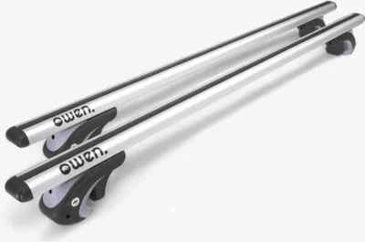 Produktbild von Owen 5.0 Dachträger 120cm Silber | Aluminium Relingträger für offene Reling | I u.a für VW Passat Variant 08|2011 - 05|2012 (B7)