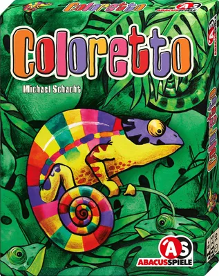 Image de ABACUSSPIELE 08132 - Coloretto, jeu de cartes, vert turquoise, 123 x 96 x 20