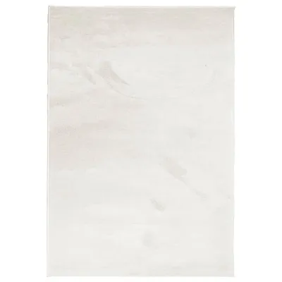 Produktbild von vidaXL Teppich OVIEDO Kurzflor Beige 140x200 cm
