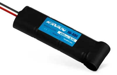 Produktbild von Modellbauakku mit NiMh Technologie, 650mAh Kapazität und 8,4V Spannung