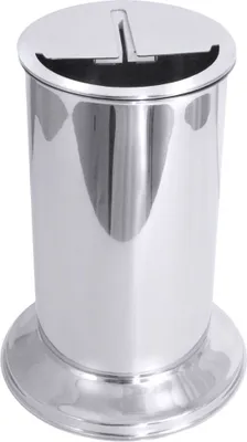 Produktbild von Contacto Messerabstreichbehälter mit Gummiaufsatz 20 cm 1600 ml Edelstahl 18/10 Gastro-Qualität, POM-Bodeneinlage, lebensmittelecht, hitzebeständig