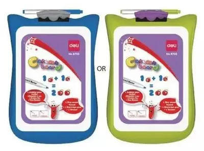 Productafbeelding van Schoolbord, droogverwijderbaar, mix van DELI
