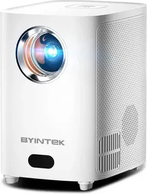 Image de Mini-projecteur compact 1280 x 720 ppp, Wi-Fi, 20 W, blanc, Android