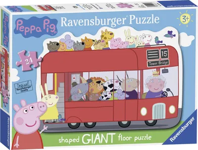 Obrázek produktu pro Ravensburger Peppa Pig London Bus, 24 kusů, Kreslené filmy, 3 rok/roky
