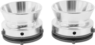 Zdjęcie produktu dla otwieracz 10 cali, polerowany stop aluminium, uniwersalny adapter piasty ładowarki, f��r Studer, f��r, f��r, 2 sztuki (srebrny)