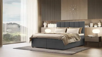 Obrázek produktu pro Hotelová postel DELTA 1 - 180x200, šedá