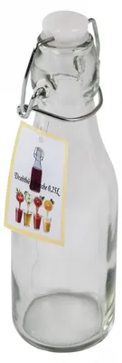 Image de Bouteille à étrier en verre 500 ml Bouteilles à étrier Bouchon à étrier Jus de Liqueur