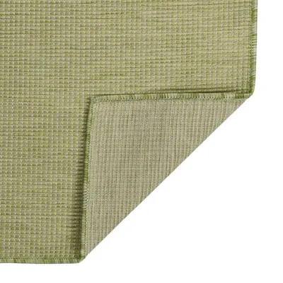 Zdjęcie produktu dla vidaXL Dywanik zewnętrzny o płaskim splocie 80x250 cm Zielony