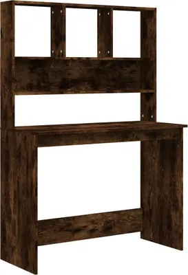 Immagine prodotto di Scrivania con ripiano in rovere fumé 102x45x148 cm materiale a base di legno