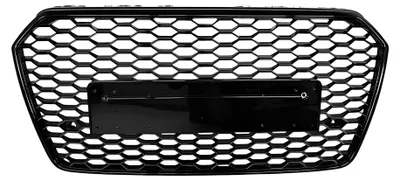 Produktbild von Wabengrill schwarz glänzend für Audi A7 4G Facelift 2015–2018