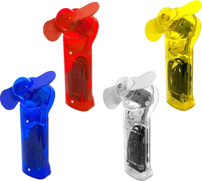 Produktbild von 4er Set Mini Handventilator Taschenventilator | Tragbarer Miniventilator Inkl. Umhängeband | Hand Büroventilator Ventilator